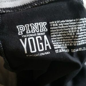 PINK Victoria's Secret Pants - Black and Gray Yoga Pants S by PINK PINK Victoria's Secret Pants - Black and Gray Yoga Pants S by PINK